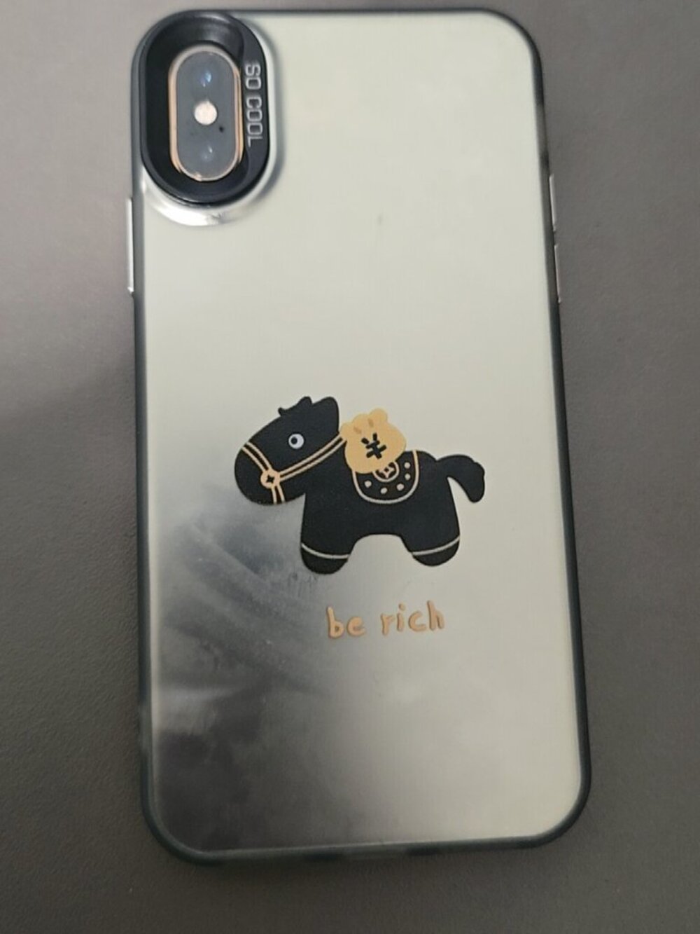 Wave Silver Metallic Phone Case